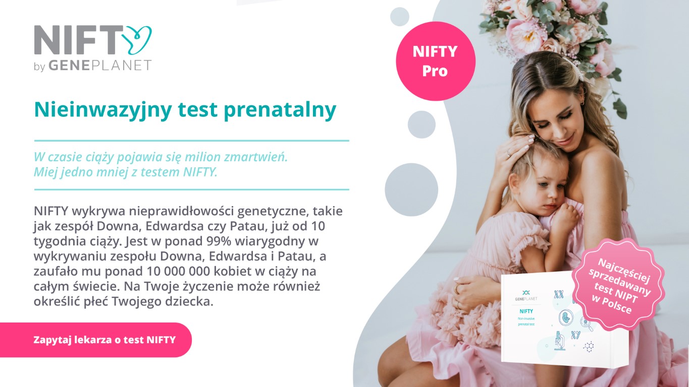 Pobranie krwi do testu NIFTY w Gdańsku